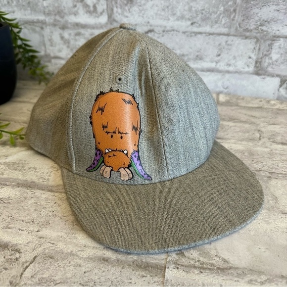 110 one ten wool blend funky weird animal character‎ baseball cap hat - Picture 1 of 5